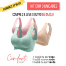 KIT 3 Unidades  Sutiã Comfort Plus 5D