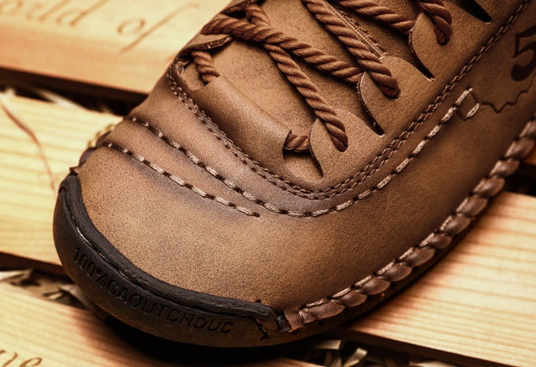 Tênis Masculino Casual Couro